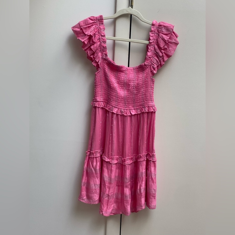 Pilyq Charming Pink Ruffled Dress